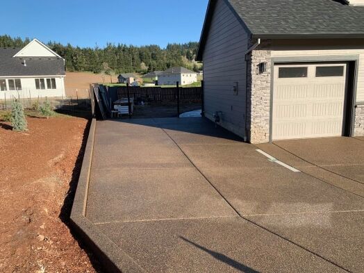New large driveway