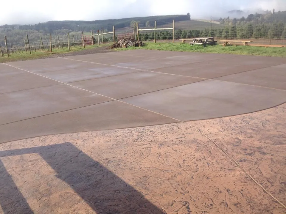 Large concrete slabs