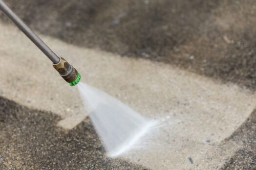concrete power washing